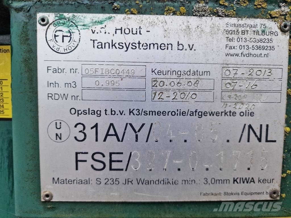  Mobiele dieseltank Kiti naudoti traktorių priedai