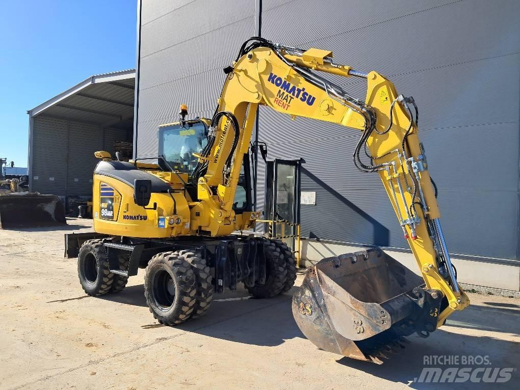 Komatsu PW98MR-11E0 Ratiniai ekskavatoriai