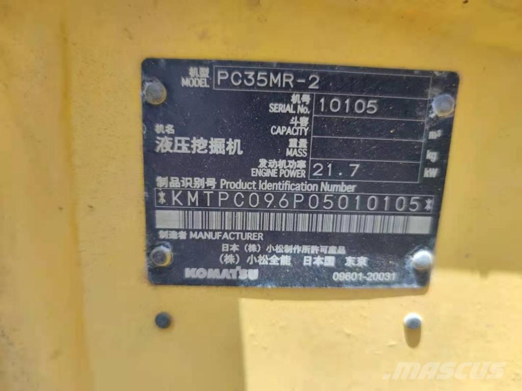 Komatsu PC 35 MR Mini ekskavatoriai < 7 t