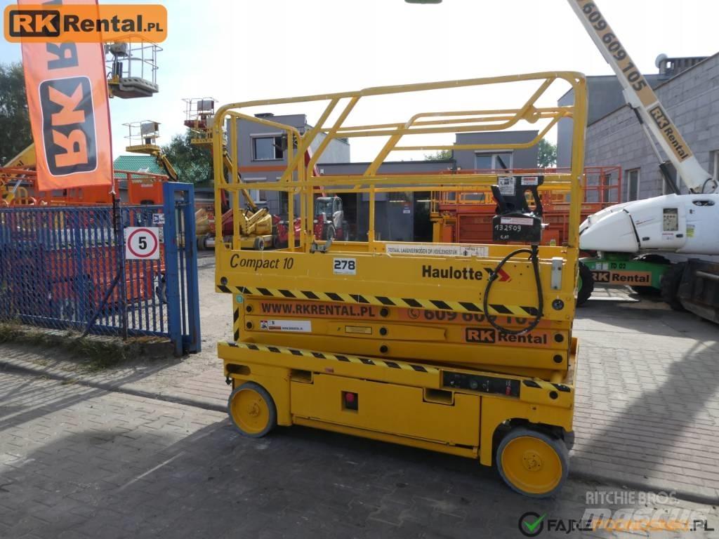 Haulotte Compact 10 Žirkliniai keltuvai