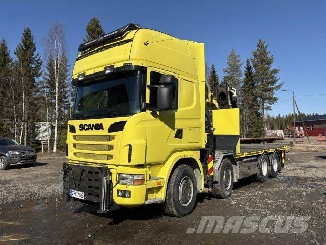 Scania R164G 8*4 Automobiliniai kranai