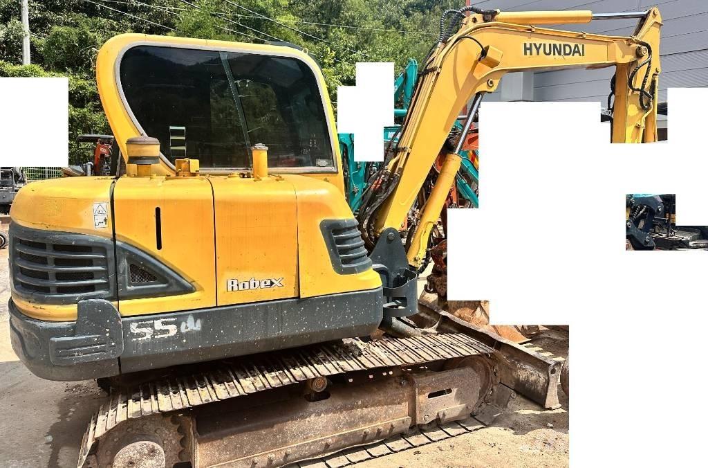 Hyundai Robex 55 Mini ekskavatoriai < 7 t