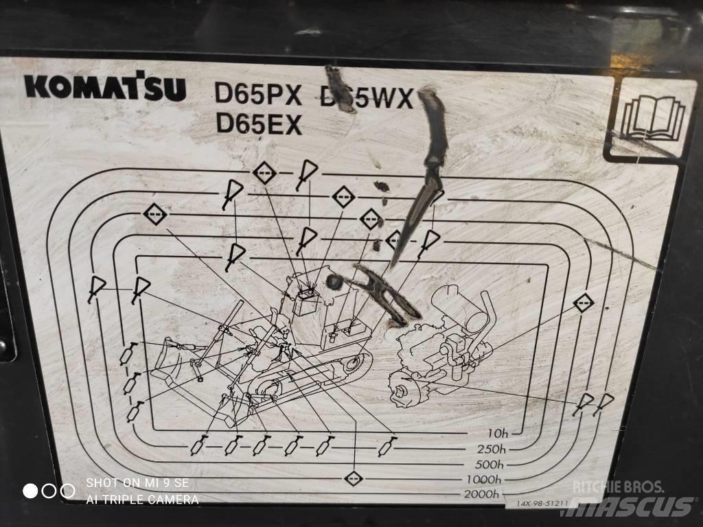 Komatsu D65PX-16 Vikšriniai buldozeriai