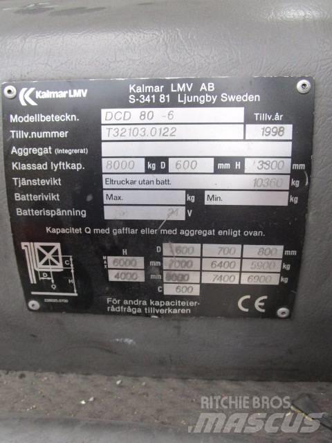 Kalmar DCD 80-6 Dyzeliniai krautuvai