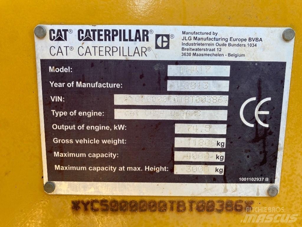 CAT TH 417 Teleskopiniai krautuvai