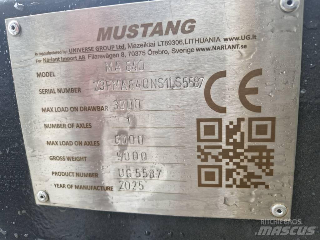 Mustang MA C-640 Kitos priekabos