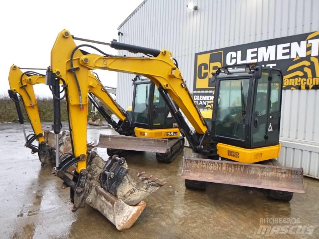 JCB 55 Z-1 Vidutinės galios ekskavatoriai 7-12 t