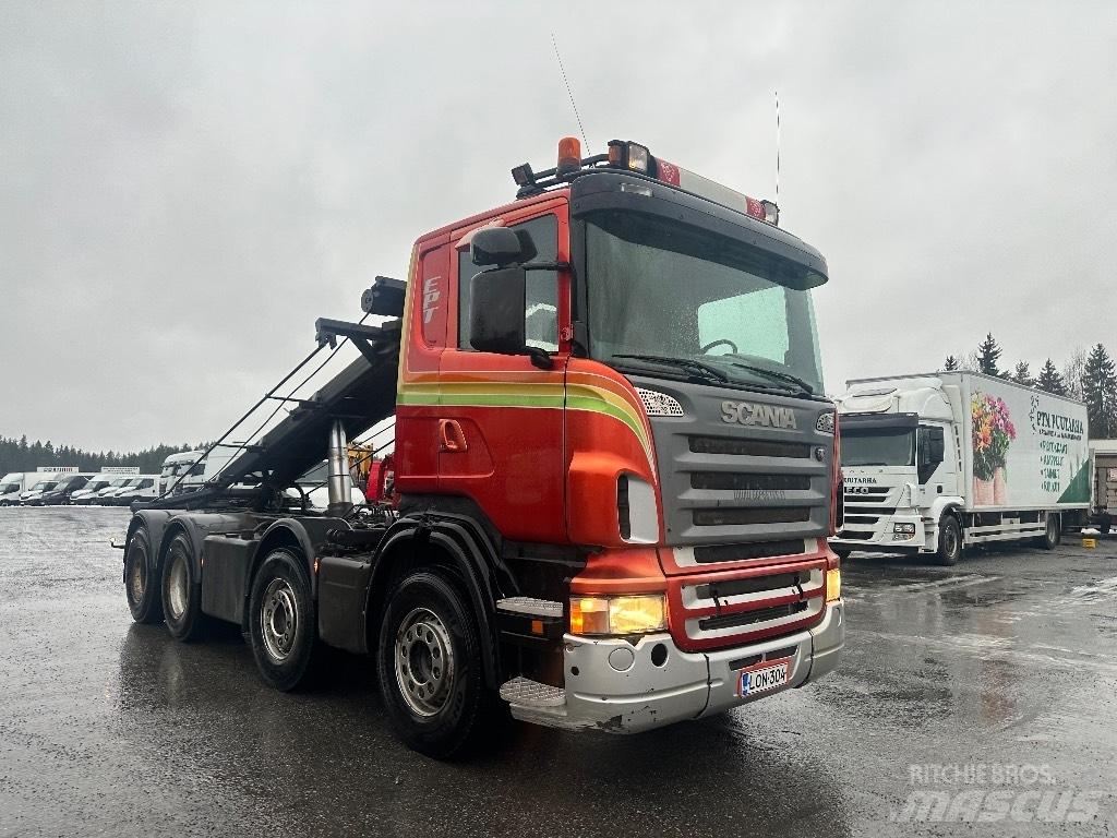 Scania R500 8X4 Savivarčiai su kabeliniu keltuvu
