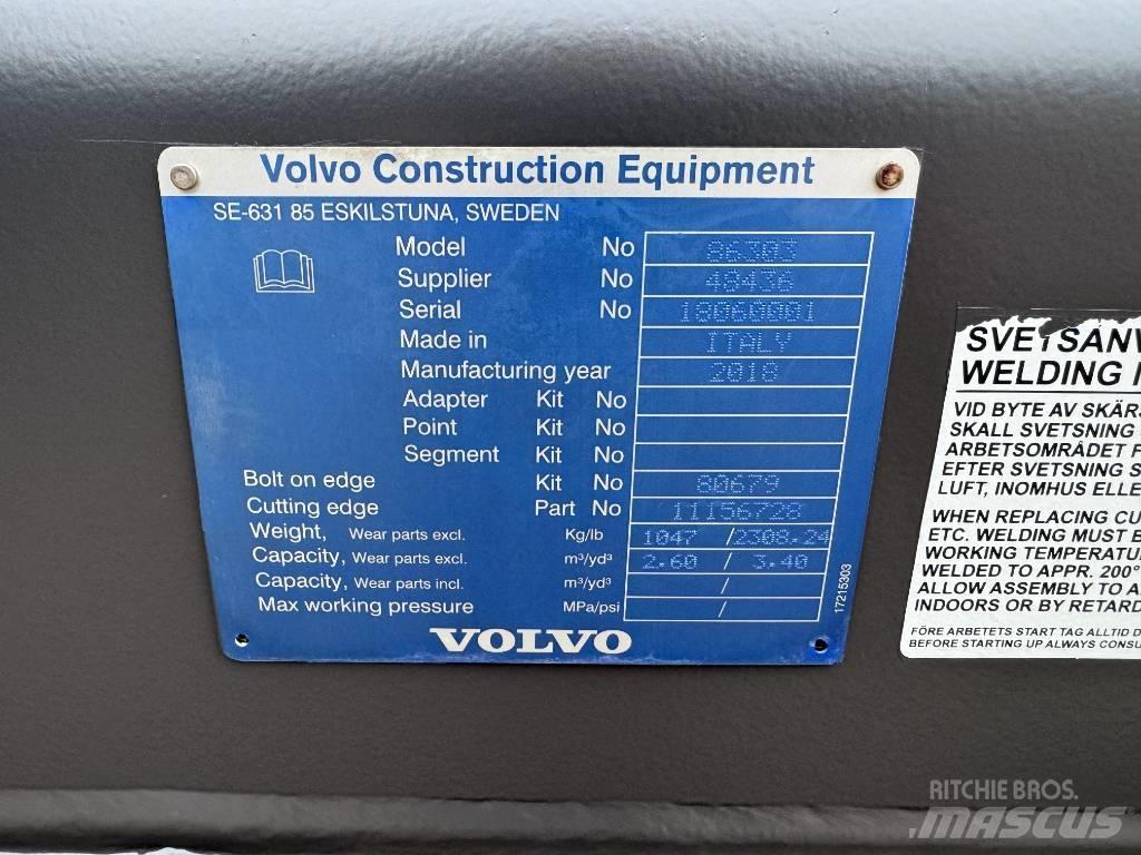 Volvo 2.6m GP Bucket Kaušai