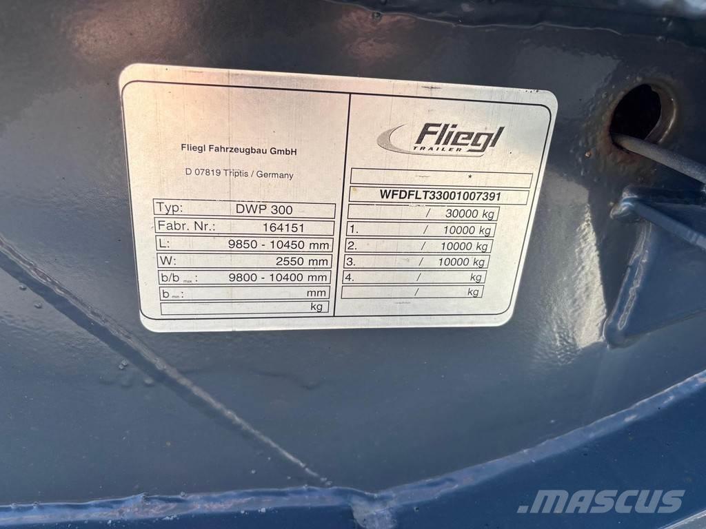 Fliegl 3-AXLE BDF Konteinerių priekabos