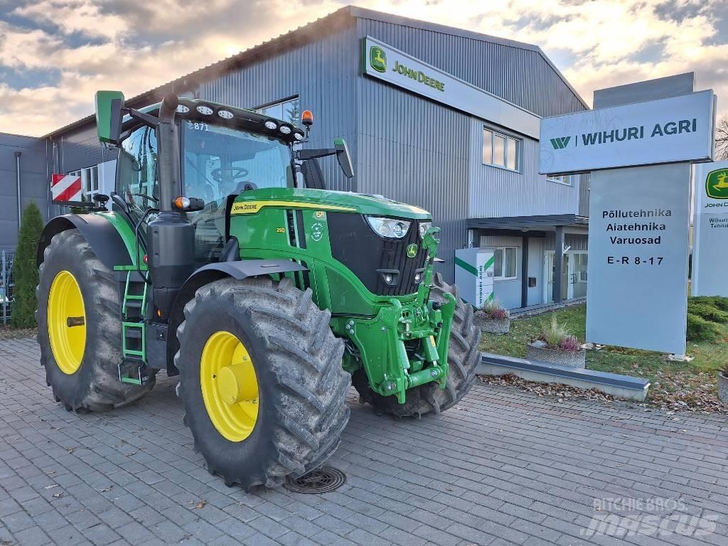 John Deere 6R250 Traktoriai