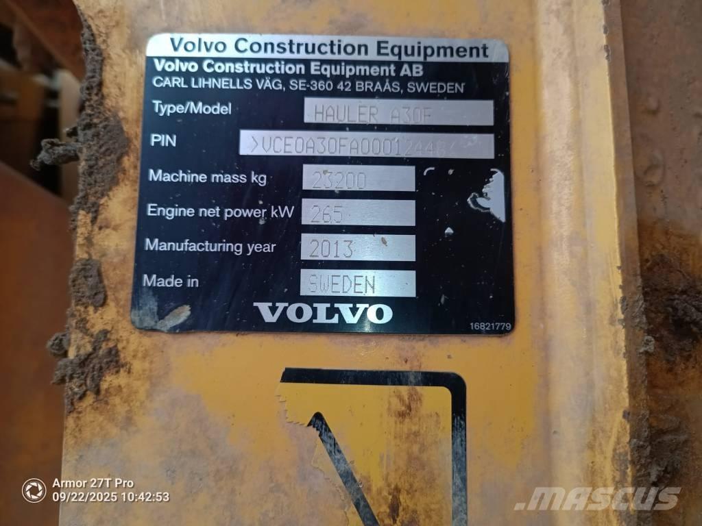 Volvo A 30 F Karjeriniai savivarčiai
