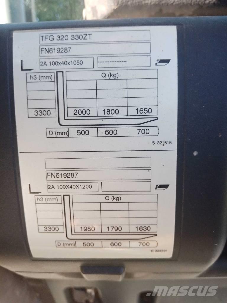 Jungheinrich TFG 320 LPG (dujiniai) krautuvai