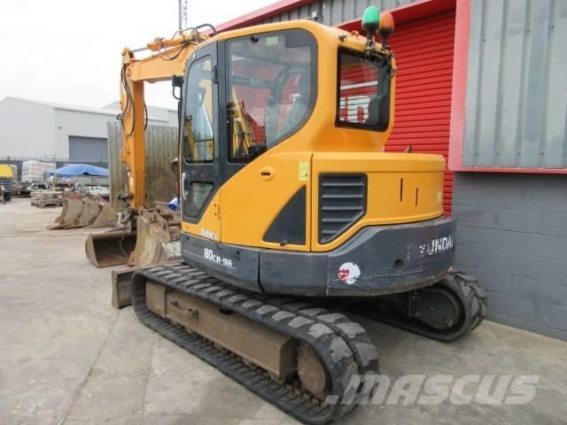 Hyundai R 80 CR-9A Vidutinės galios ekskavatoriai 7-12 t