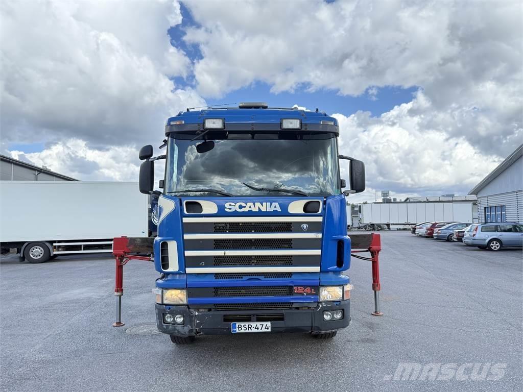 Scania R124 6X2 Automobiliniai kranai