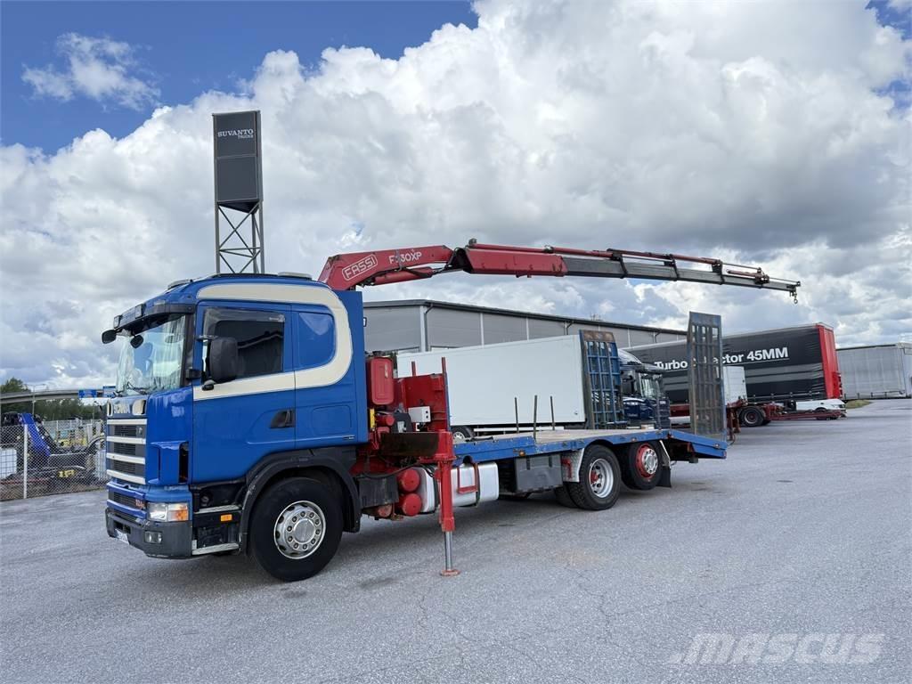 Scania R124 6X2 Automobiliniai kranai