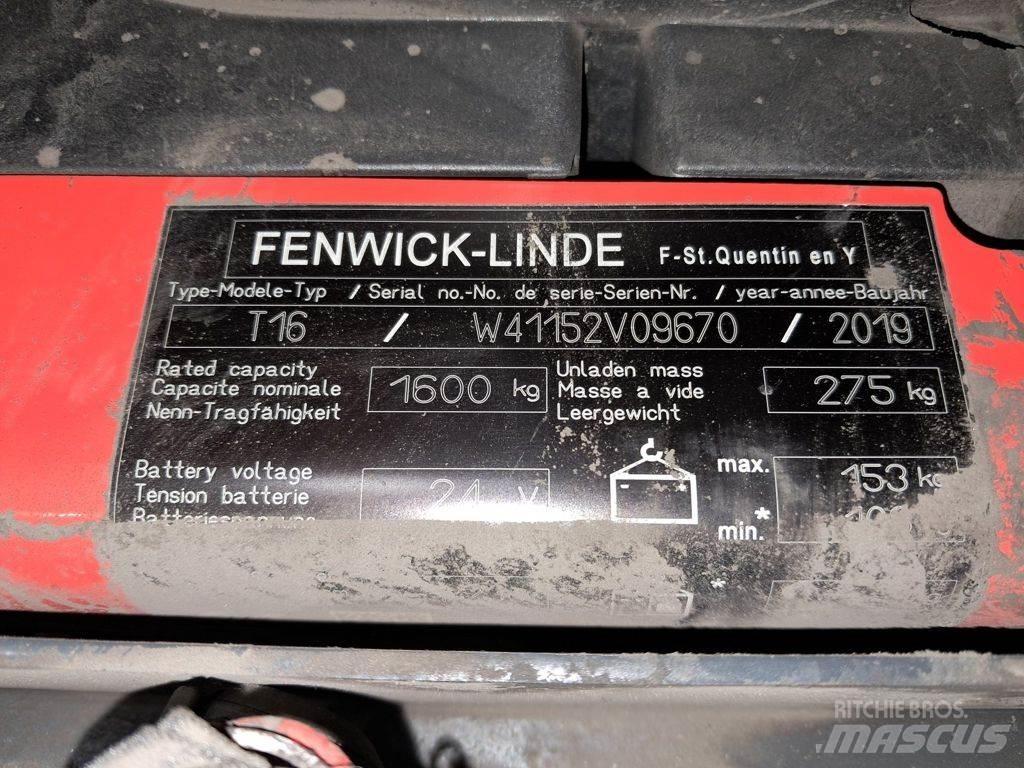 Linde T16 Mažų aukščių keltuvai