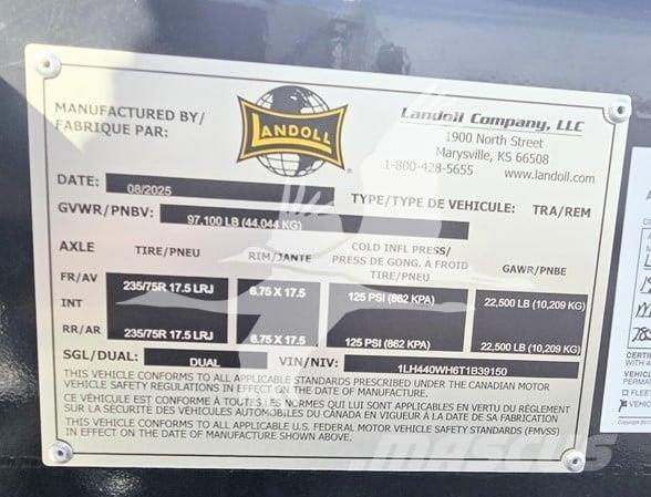 Landoll 440B Žemo iškrovimo puspriekabės