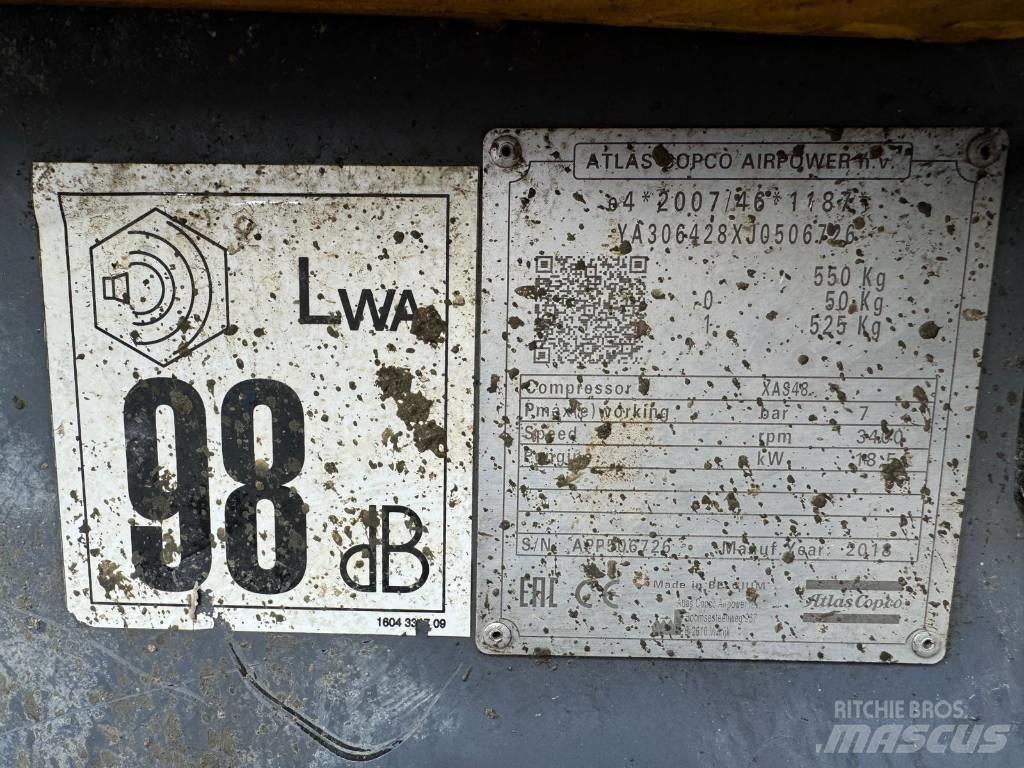 Atlas Copco XAS 48 Kompresoriai