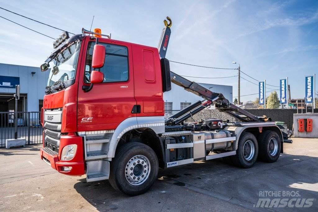 DAF CF 460-6X4-E6 Sunkvežimiai su keliamuoju kabliu
