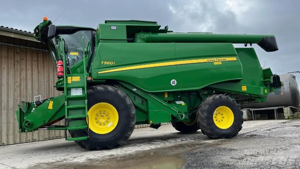 John Deere T 560 Derliaus nuėmimo kombainai