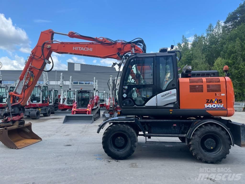 Hitachi ZX 140 W-6 Ratiniai ekskavatoriai