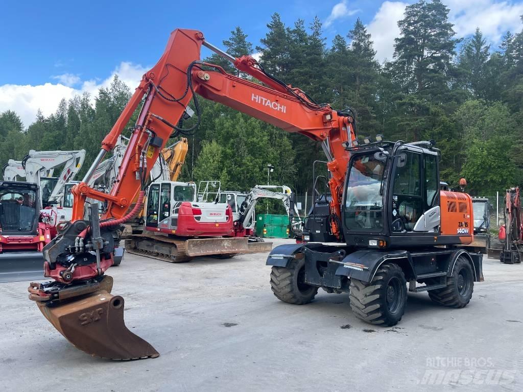 Hitachi ZX 140 W-6 Ratiniai ekskavatoriai