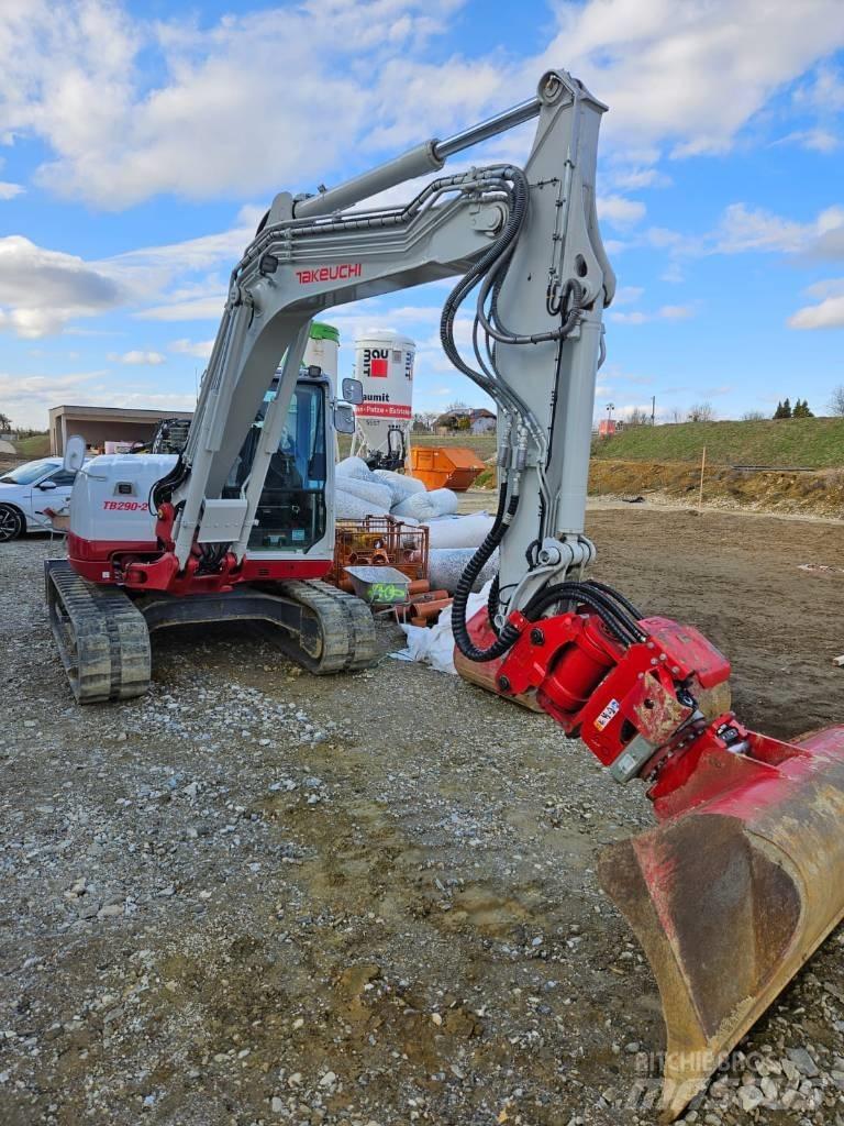 Takeuchi TB 290 Vidutinės galios ekskavatoriai 7-12 t