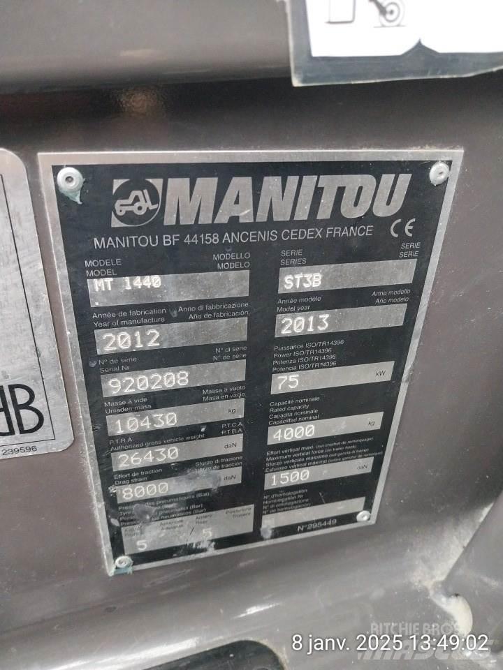 Manitou MT1440 Teleskopiniai krautuvai