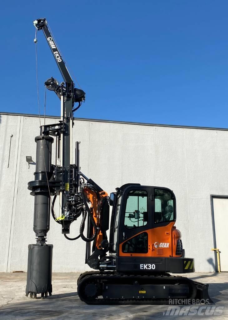  GEAX EK30 Polių kalimo technika