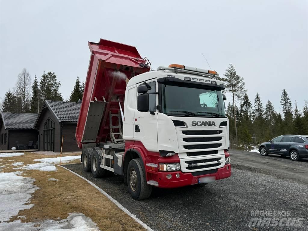 Scania R 620 6x4 V8 Savivarčių priekabų vilkikai