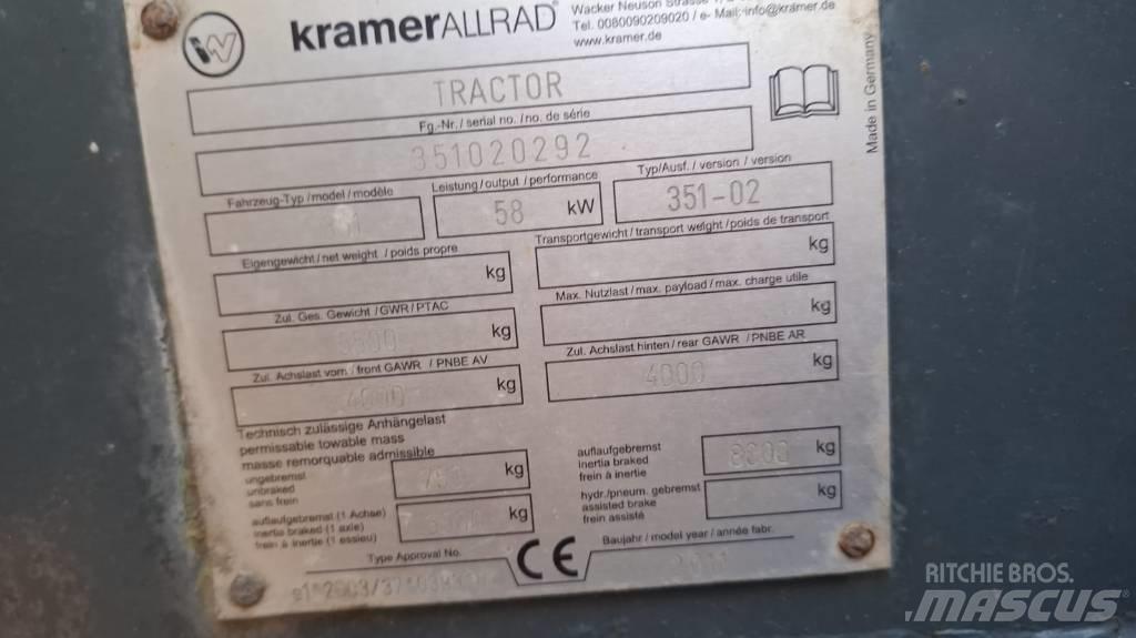 Kramer 480 Naudoti ratiniai krautuvai