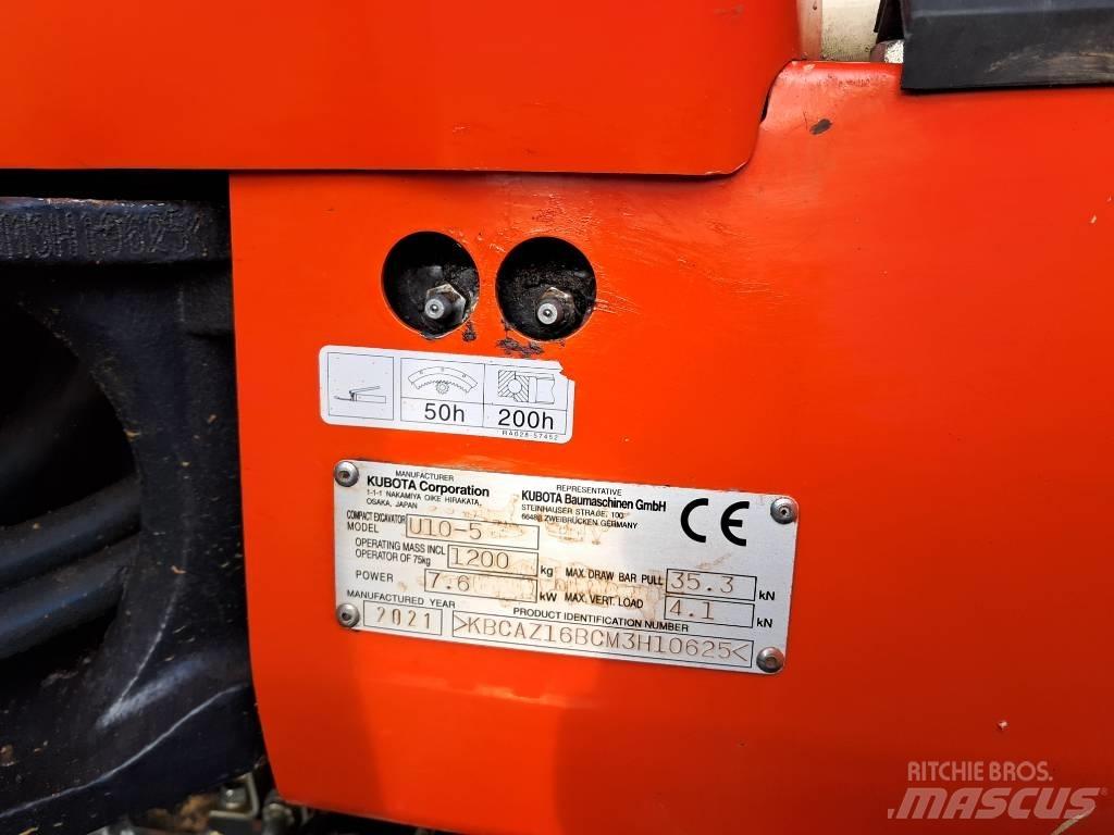 Kubota U10-5 Mini ekskavatoriai < 7 t