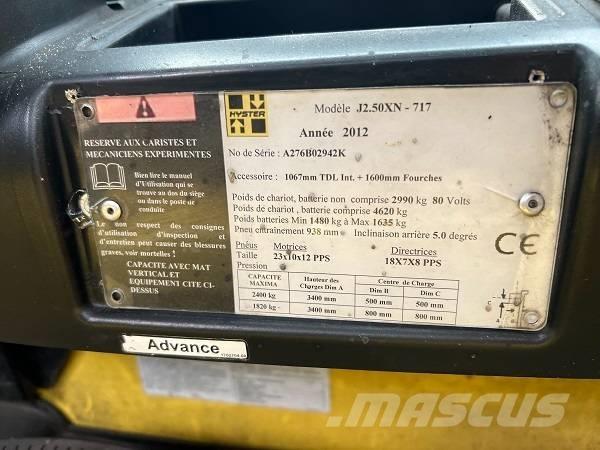 Hyster J2.5XN Elektriniai šakiniai krautuvai