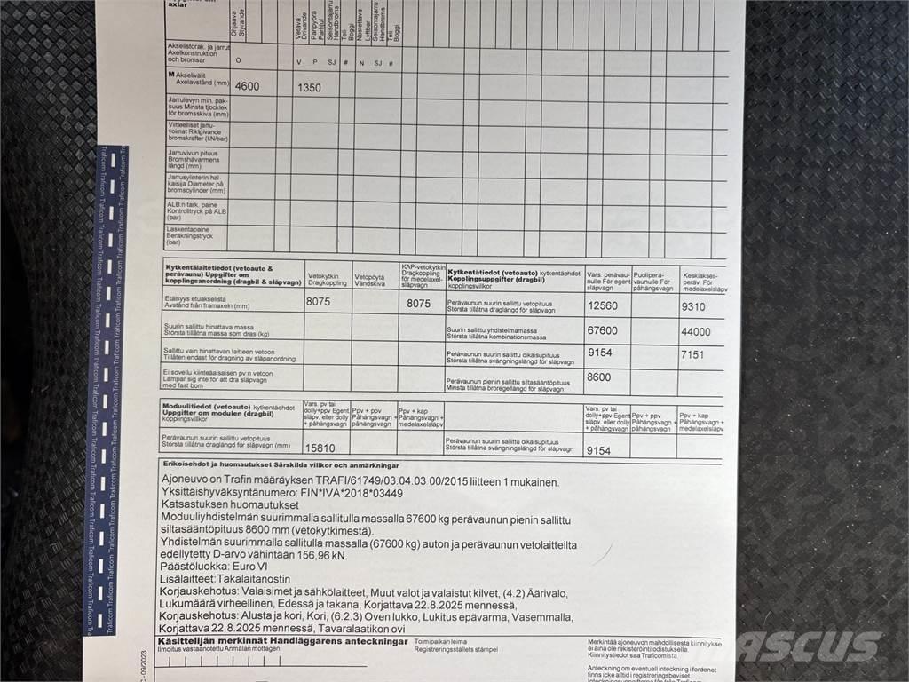 Renault T460 6x2 Sunkvežimiai su dengtu kėbulu