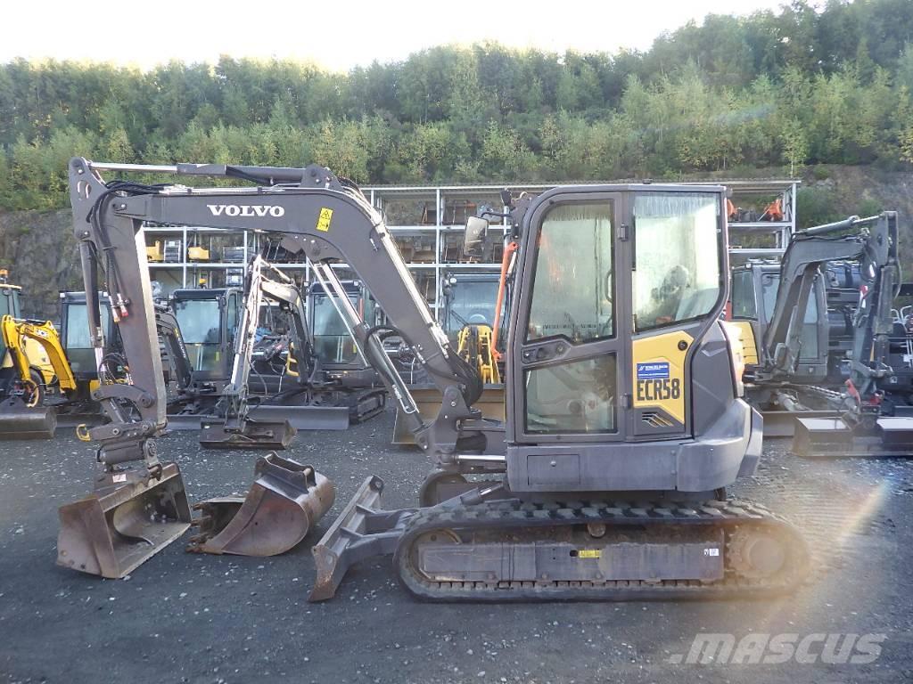 Volvo ECR 58 F Mini ekskavatoriai < 7 t