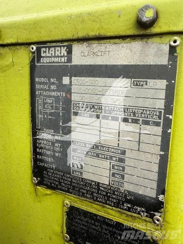 Clark C500S80 Dyzeliniai krautuvai