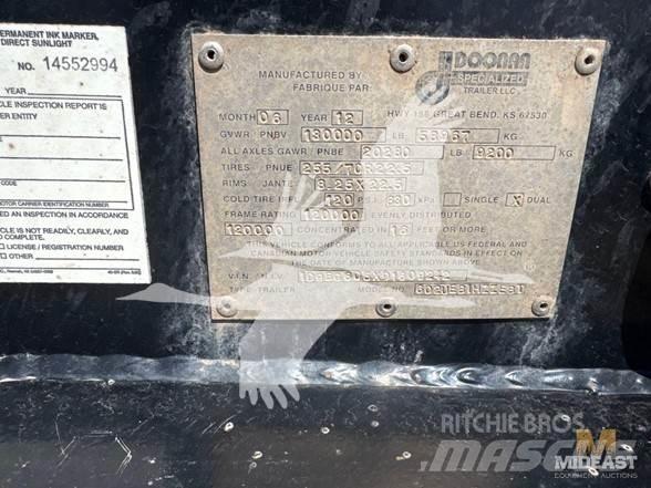 Doosan  Žemo iškrovimo puspriekabės