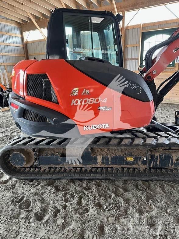 Kubota KX080-4 Vikšriniai ekskavatoriai