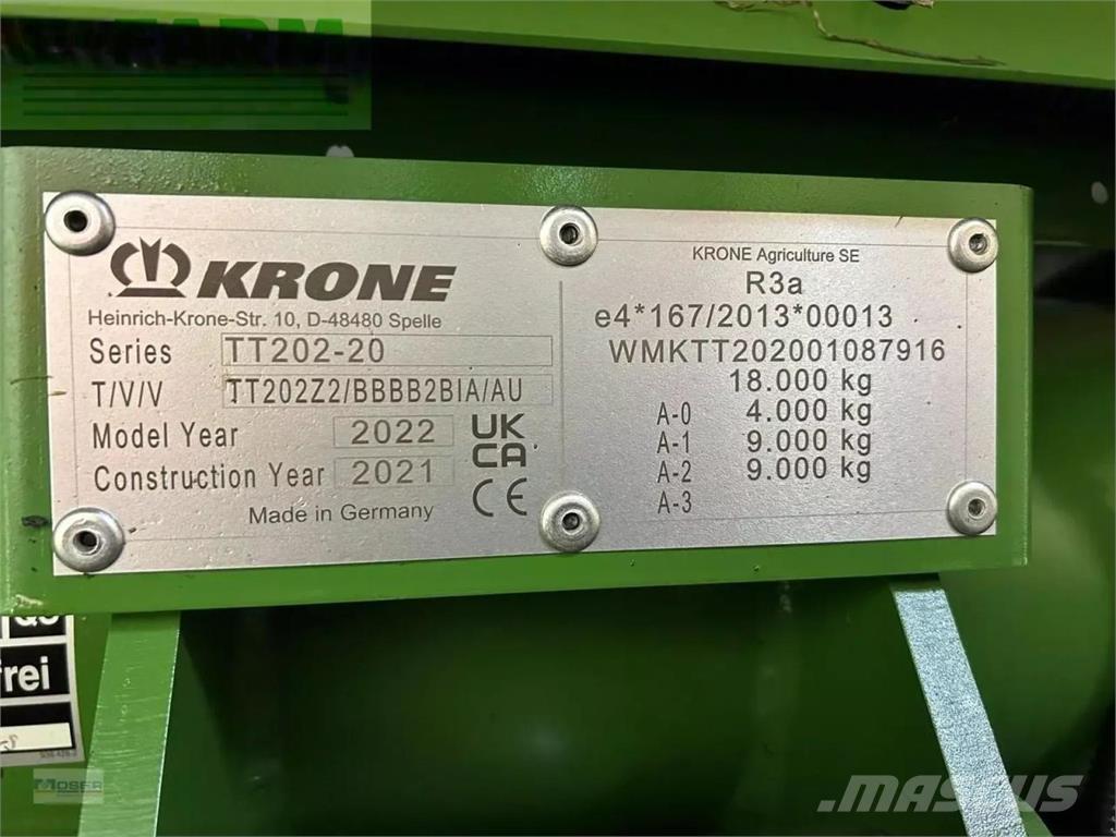 Krone mx 370 gl Kitos puspriekabės
