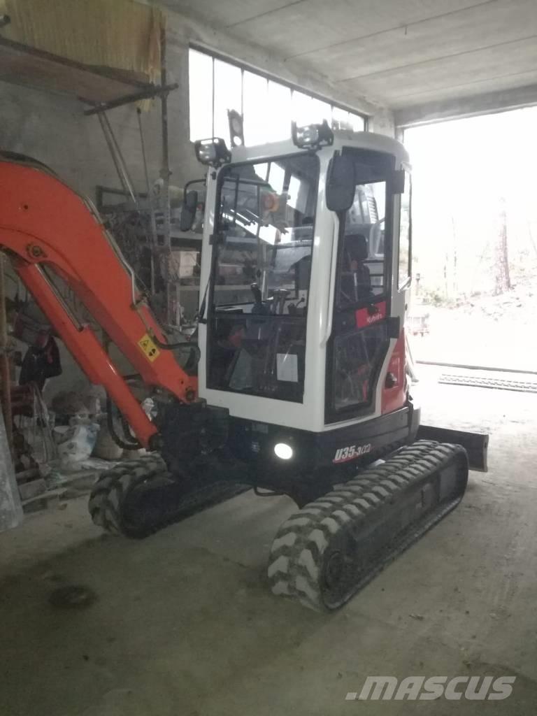 Kubota u35 U35 Mini ekskavatoriai < 7 t