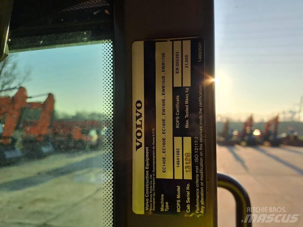 Volvo EW160E Ratiniai ekskavatoriai