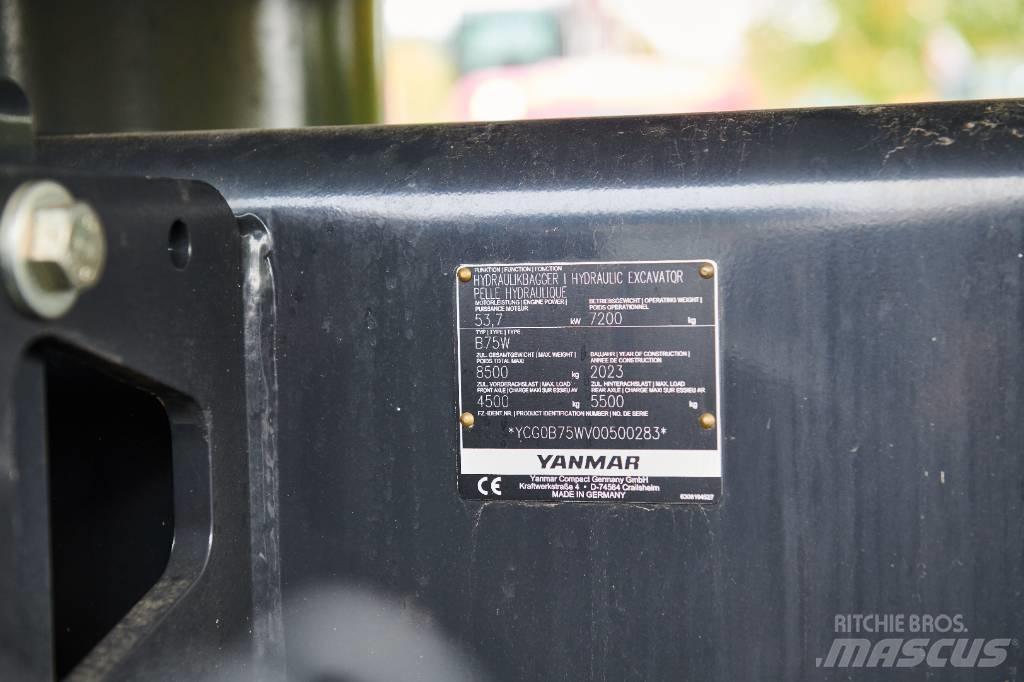Yanmar B 75 W Ratiniai ekskavatoriai