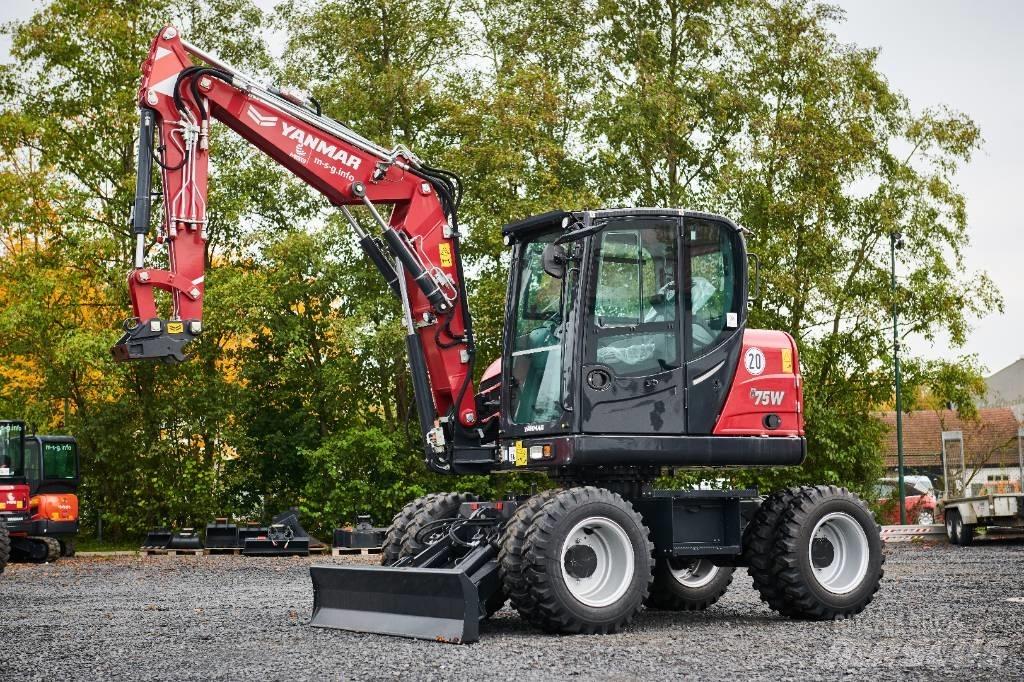 Yanmar B 75 W Ratiniai ekskavatoriai