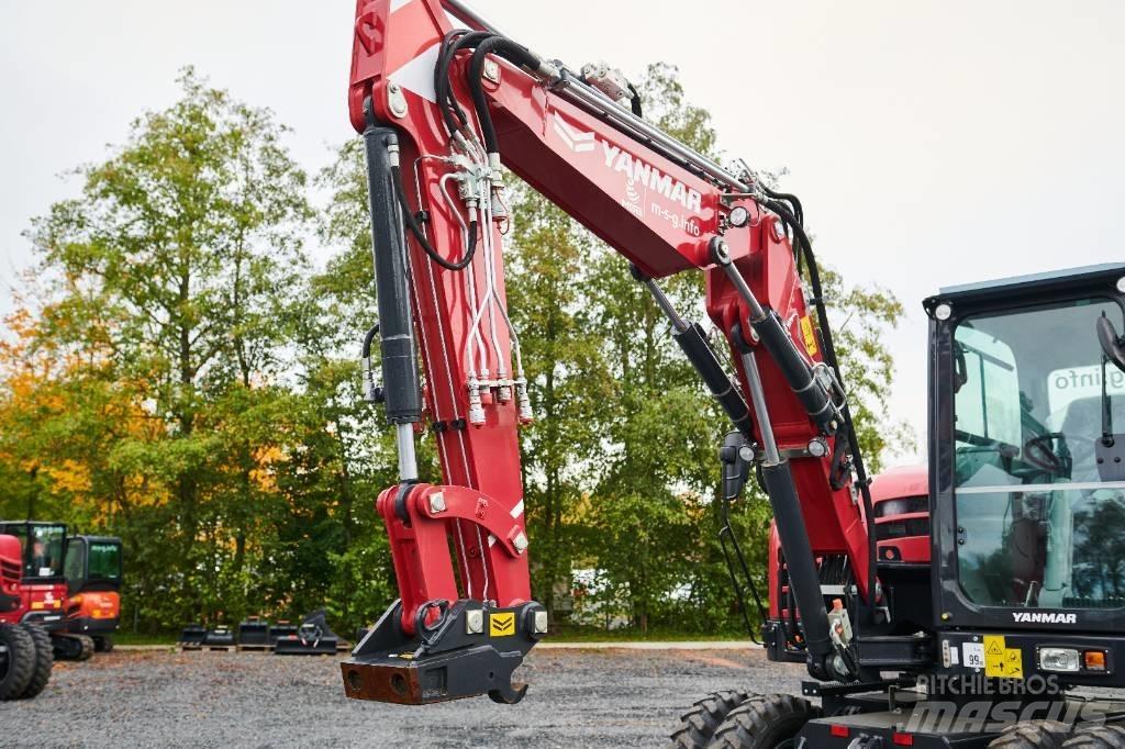 Yanmar B 75 W Ratiniai ekskavatoriai