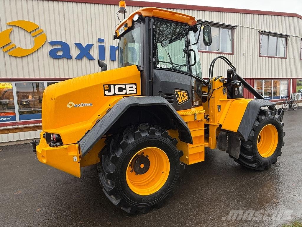 JCB 413 S Naudoti ratiniai krautuvai