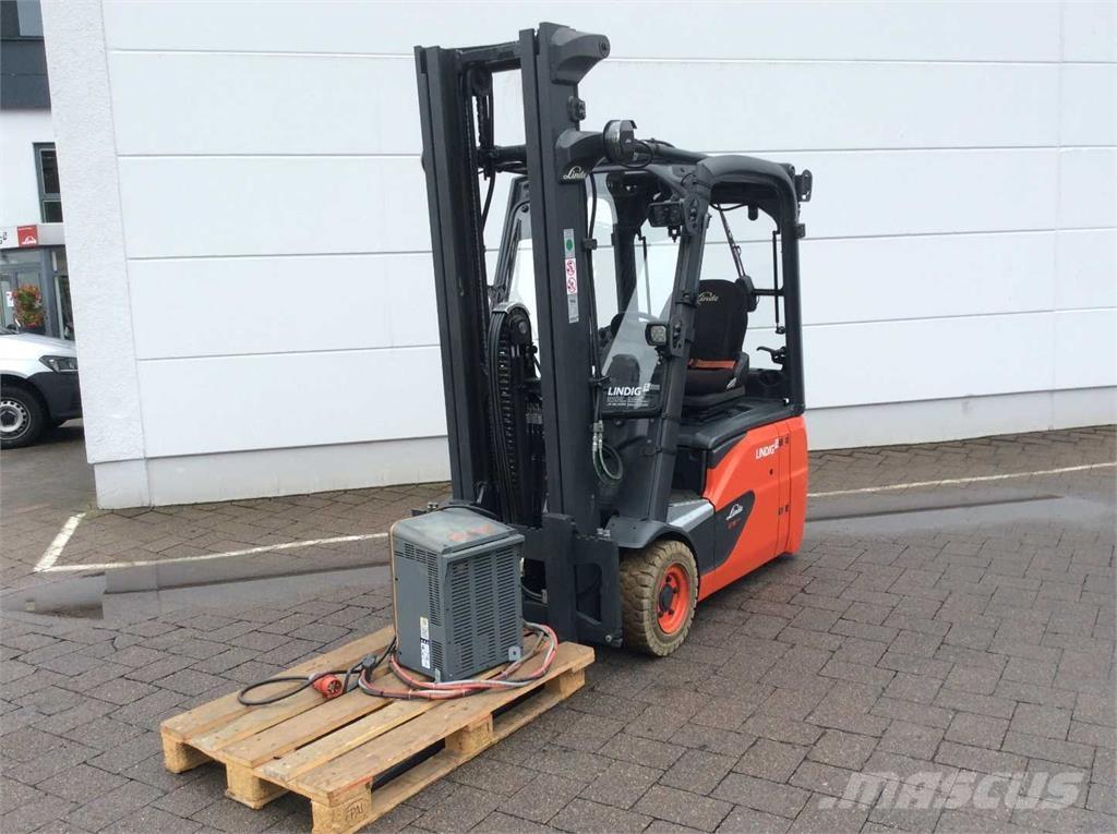 Linde E16 Elektriniai šakiniai krautuvai