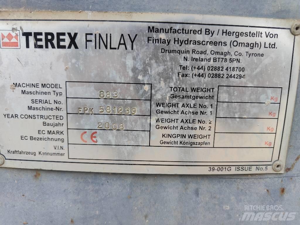 Terex Finlay 883 Mobilūs sietai