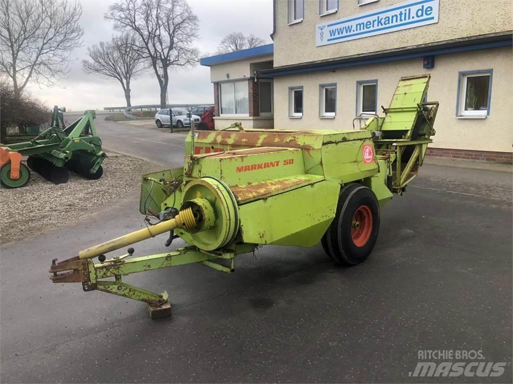 CLAAS Markant 50 Stačiakampių ryšulių presai
