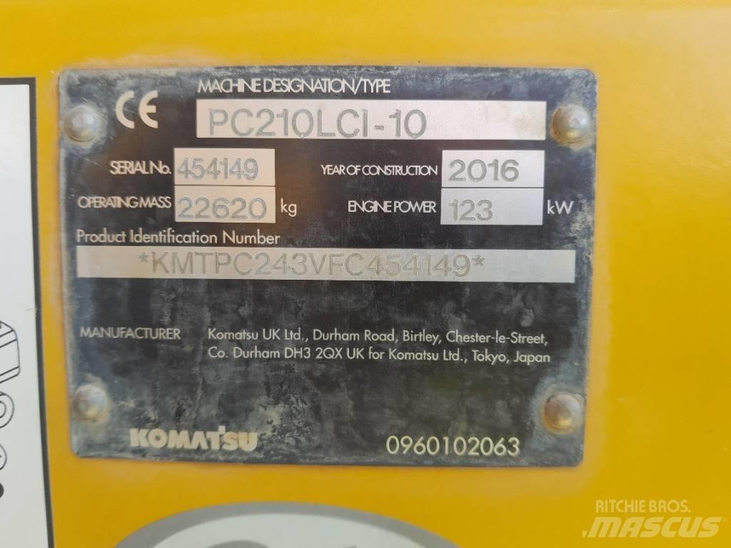 Komatsu PC210LCi-10 Vikšriniai ekskavatoriai